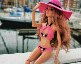 Traje de baño para Barbie 127 3Rings muñeca hecha a - Etsy