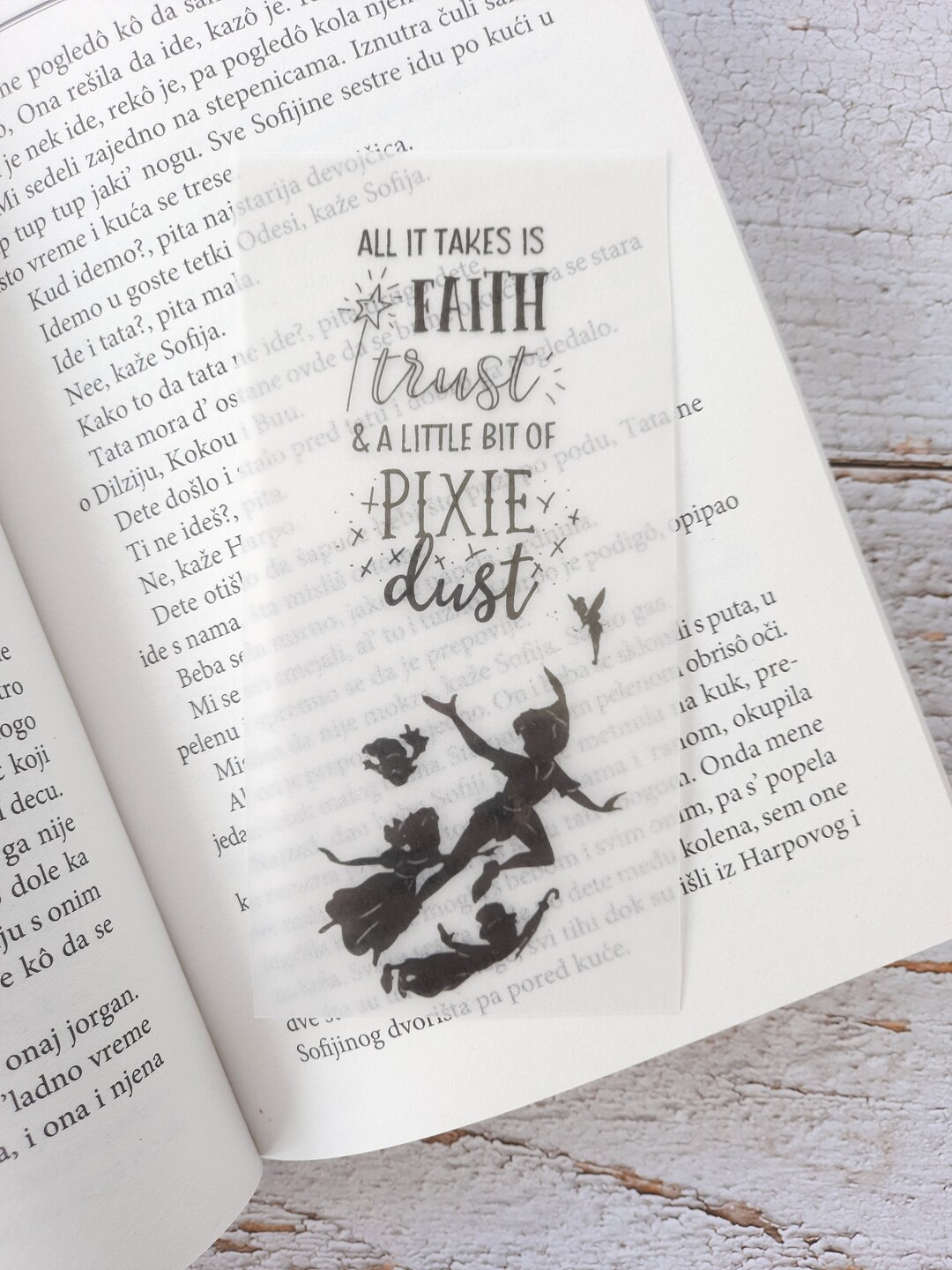 Peter Pan Bookmark Unique Bookmarks Cute Bookmarks - Etsy