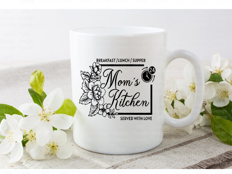 Mom's Kitchen Signs SVG / Kitchen Towel SVG / Cricut Etsy