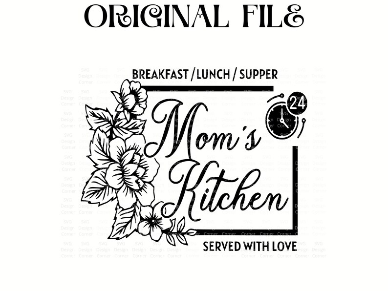 Mom's Kitchen Signs SVG / Kitchen Towel SVG / Cricut Etsy