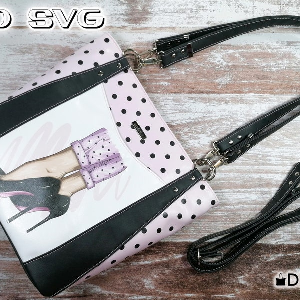 Georgina Convertible Tote PDF sewing pattern (*no SVG version) - DEJA designs