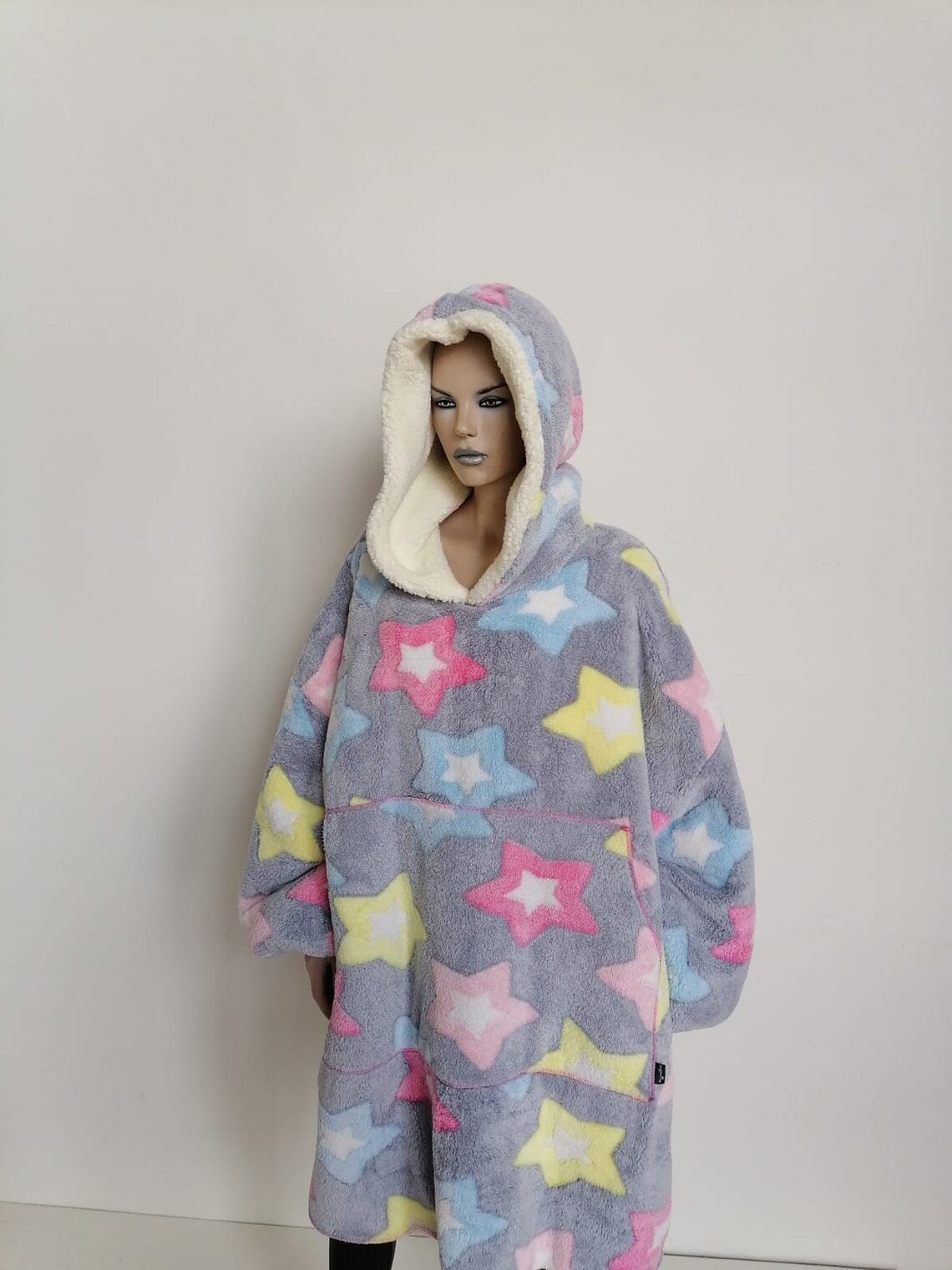 My Puffy Owersize COZY BLANKET Hoodie Warm Comfortable Blanket Etsy