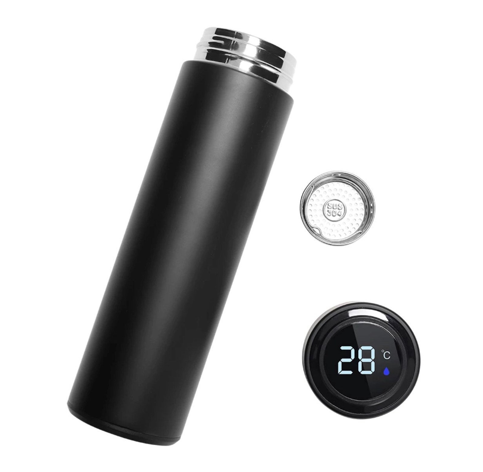 Smart LED display thermos/flask /bottle perfect for hot and Etsy