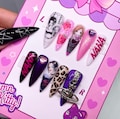 NANA press on nails | fake nails | anime nails | anime fake nails | Nana osaki nails product logo