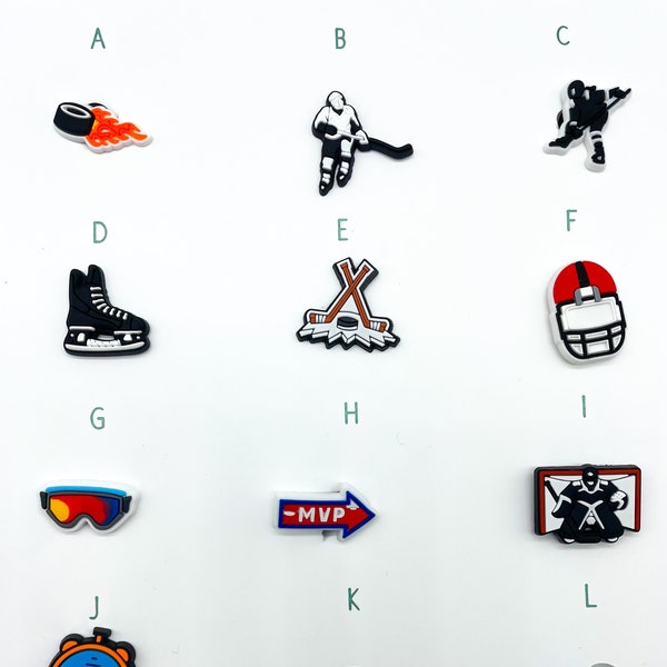 Hockey Puck Croc Etsy