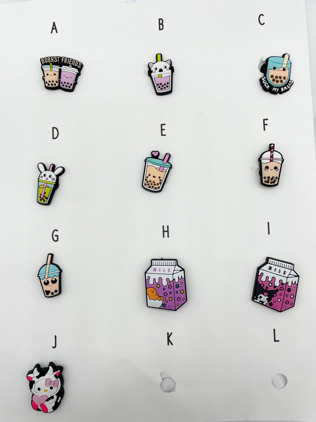 Boba Tea Croc Charm. Bubble Tea Croc Charm. Tea Croc Charms Etsy