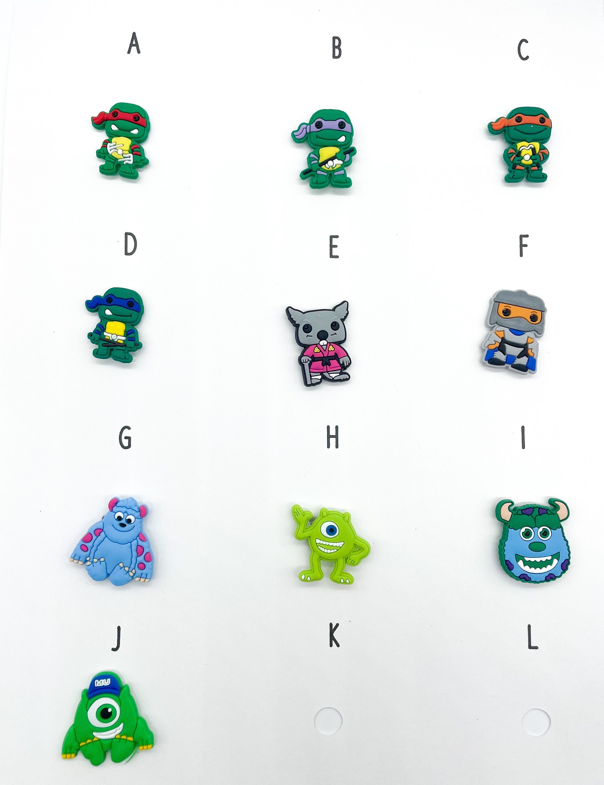 monsters inc croc charms