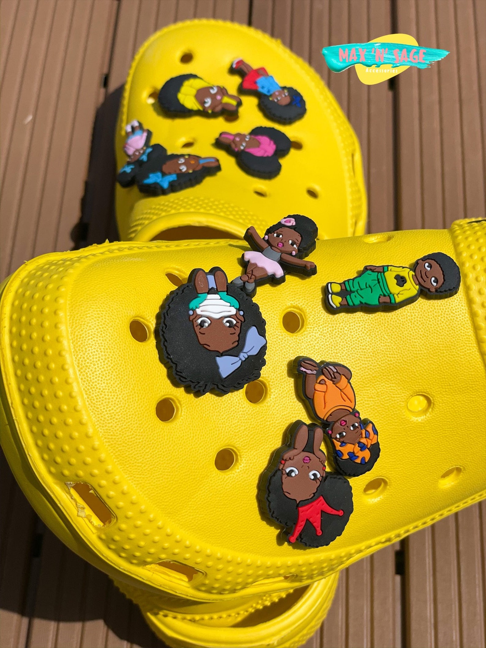 dance croc charms
