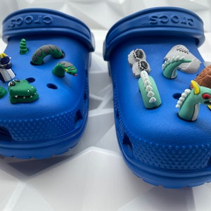 jungle Animal croc charms. 3d Croc charm . Dragon croc charm. Lion croc charm . jungle party favors. wild one party favor