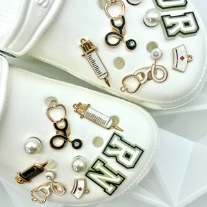 Stethoscope Croc Charm Doctor Croc Charms. Nurse Croc Charm. Syringe Croc Charm Medical Croc Charm. Healthcare Charm. NO CRYSTALS Etsy
