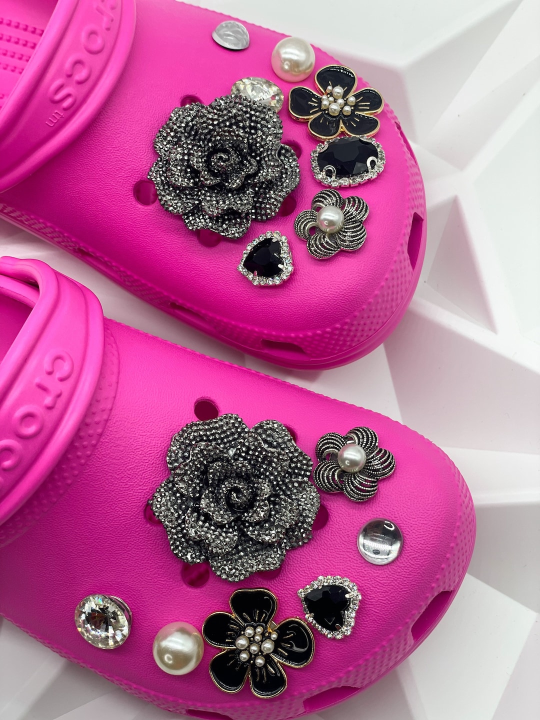 New Arrival Designer Plus Size Gummy Bear Bling Luxury Croc Charms