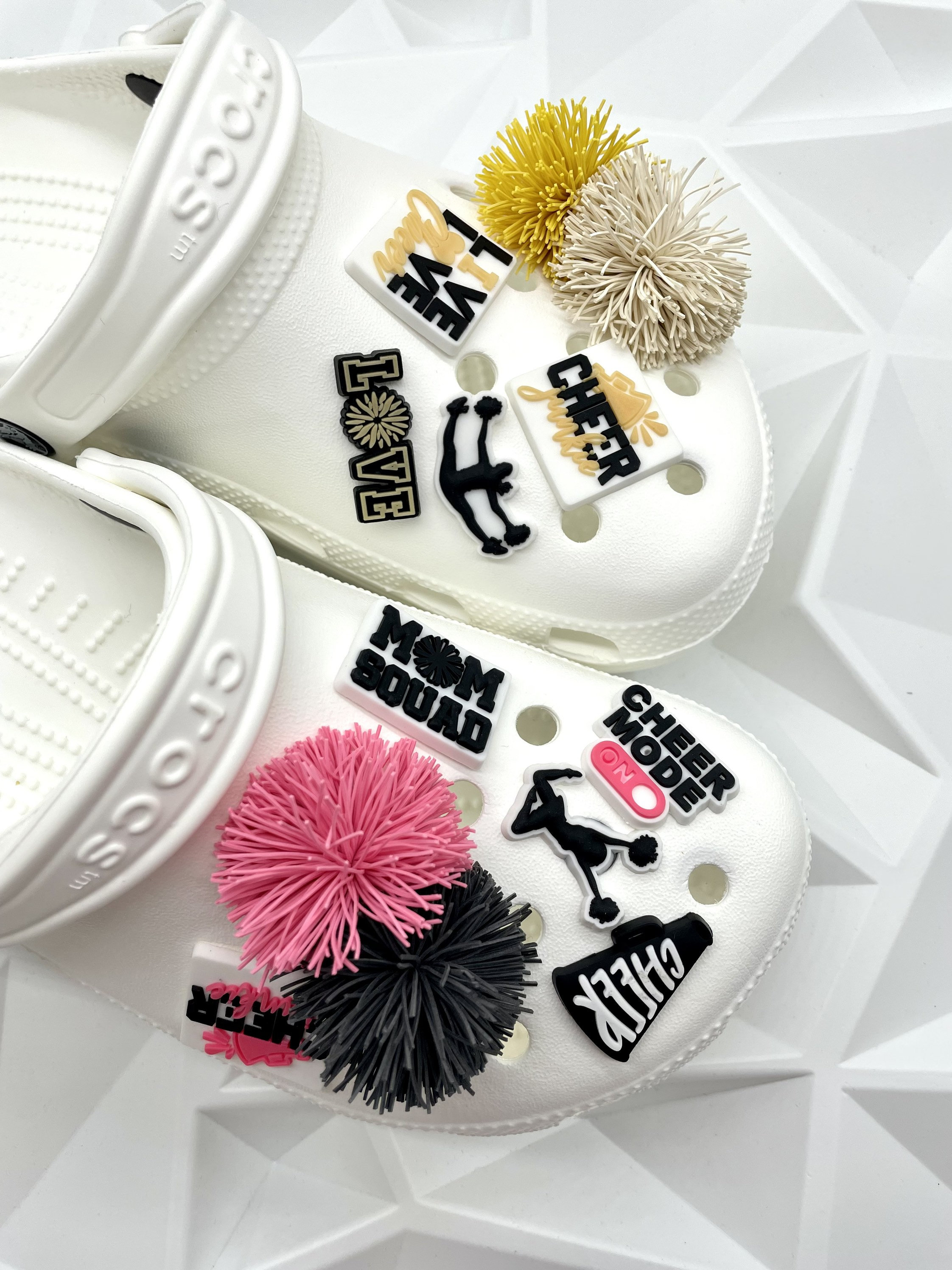 Crocs cheer deals charms