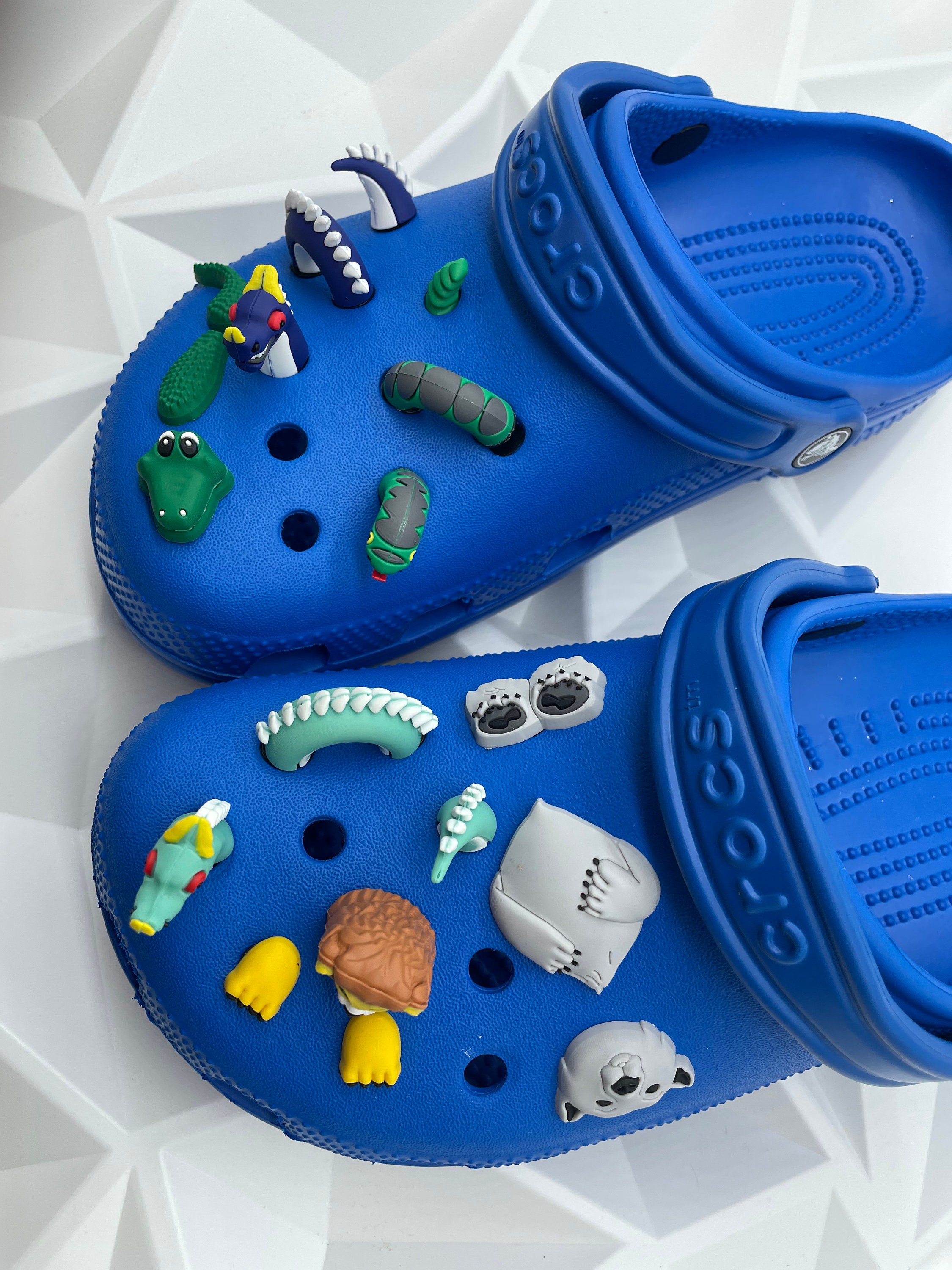 24pcs Jungle Animal Shoes Decoration Charms For Croc Clog Sandals