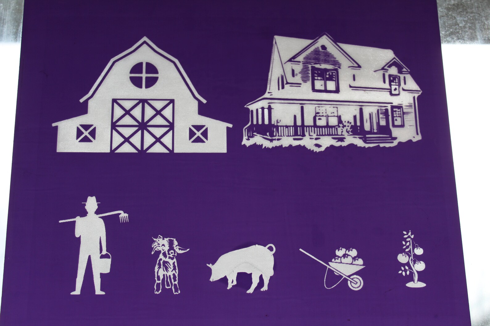 Farm Silk Screen Stencil Silk Screen Transfer Reusable Etsy