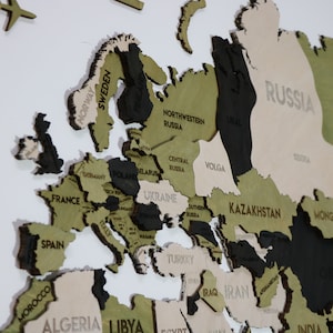 Mapa de pared LED moderno para seguimiento de viajes: mapa del mundo 3D de madera natural con alfileres, decoración rústica de oficina, regalo hecho a mano para hombres o espacios de trabajo.