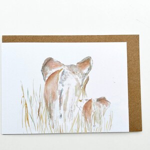 SALE - Afrikaanse olifanten, WWF, wenskaart, blanco notitiekaart, van kunstenaar Sarah Epsom
