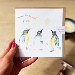 Kerstkaarten, kerstkaarten, aquarel, handgemaakt, aquarel kerstkaarten, kerstkaart voor het goede doel, FSC-goedgekeurd
