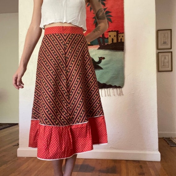 VINTAGE 1970S Skirt - image 1