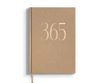 A5 Vegan Leather Journal | Coffee Gold, Lined & Numbered