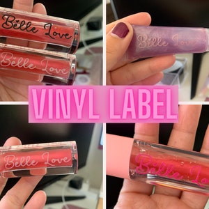 Vinyl Labels for Lip gloss tubes / FAST PROCESSING TIME