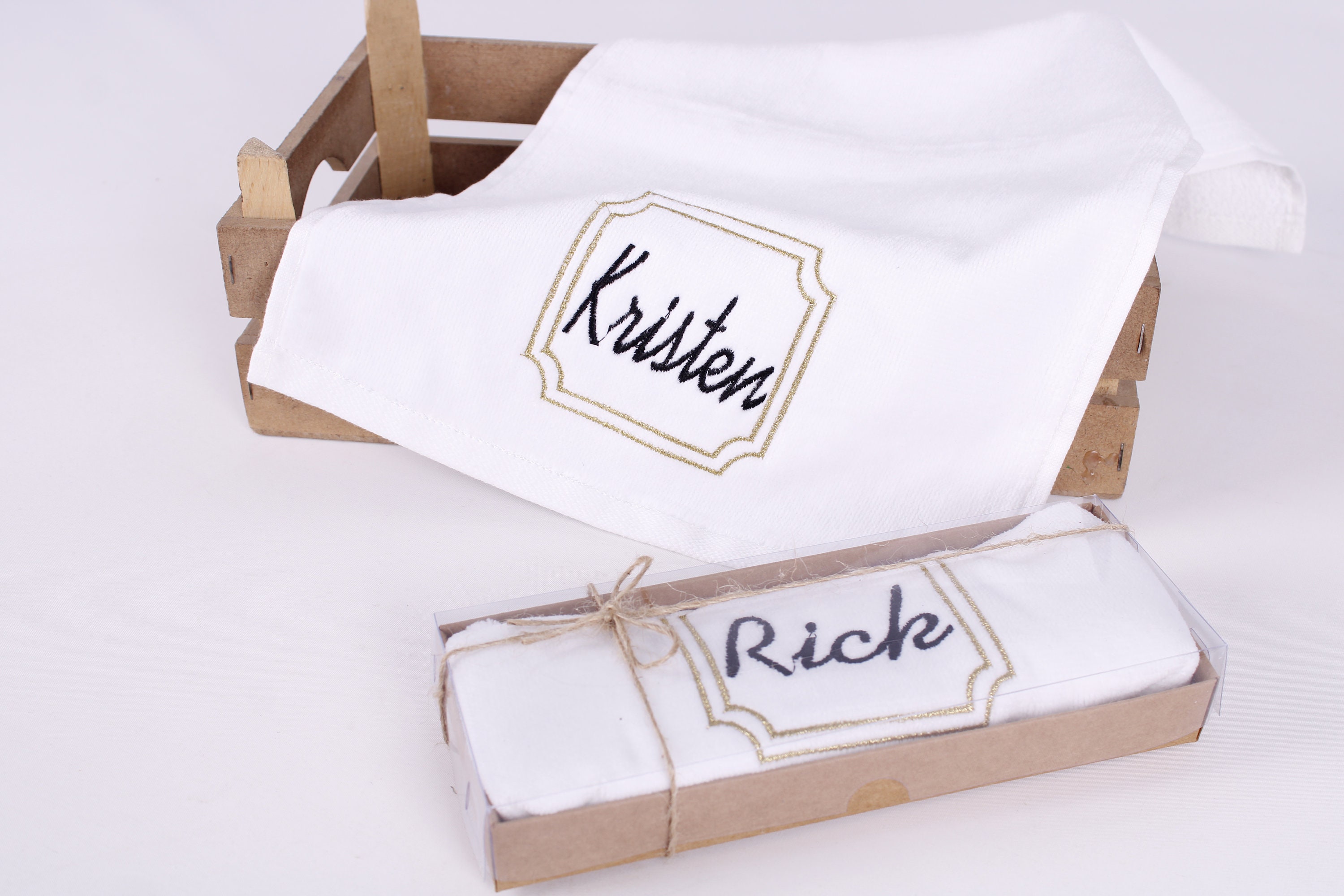 Personalized Towel Favors Wedding or Baby Shower Bulk Hand Etsy