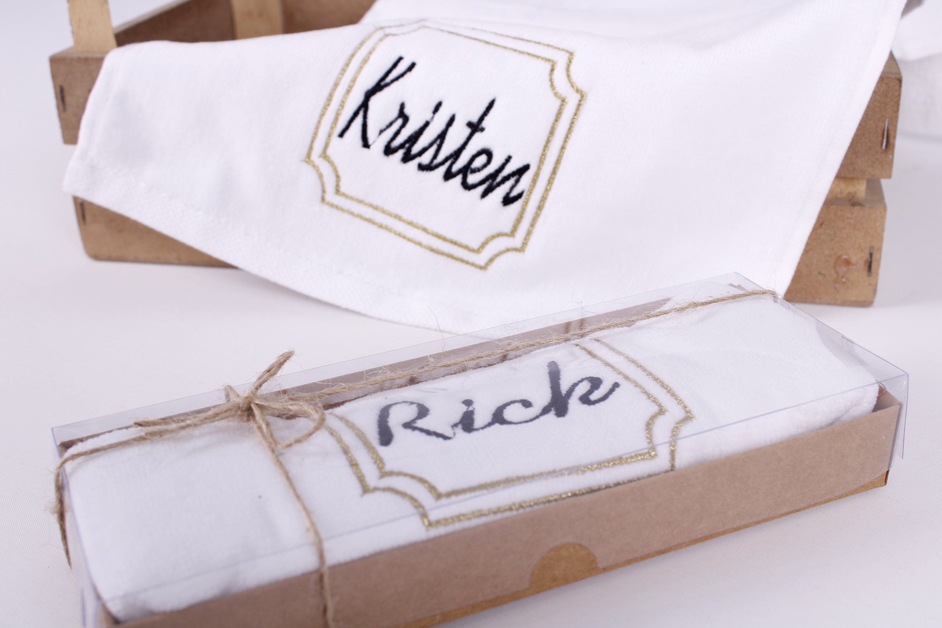 Personalized Towel Favors Wedding or Baby Shower Bulk Hand Etsy