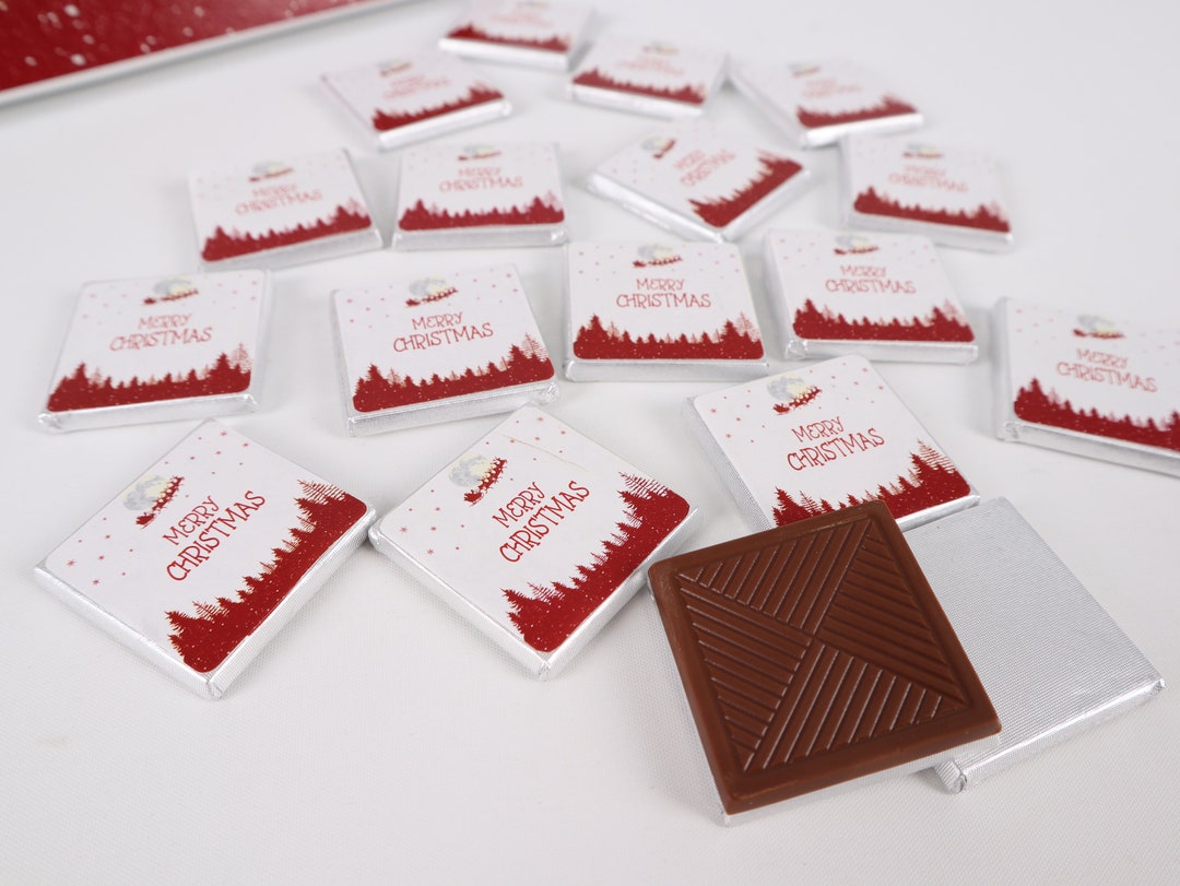 Personalized Christmas Decor Chocolate Gift Box Noel Xmas Etsy UK