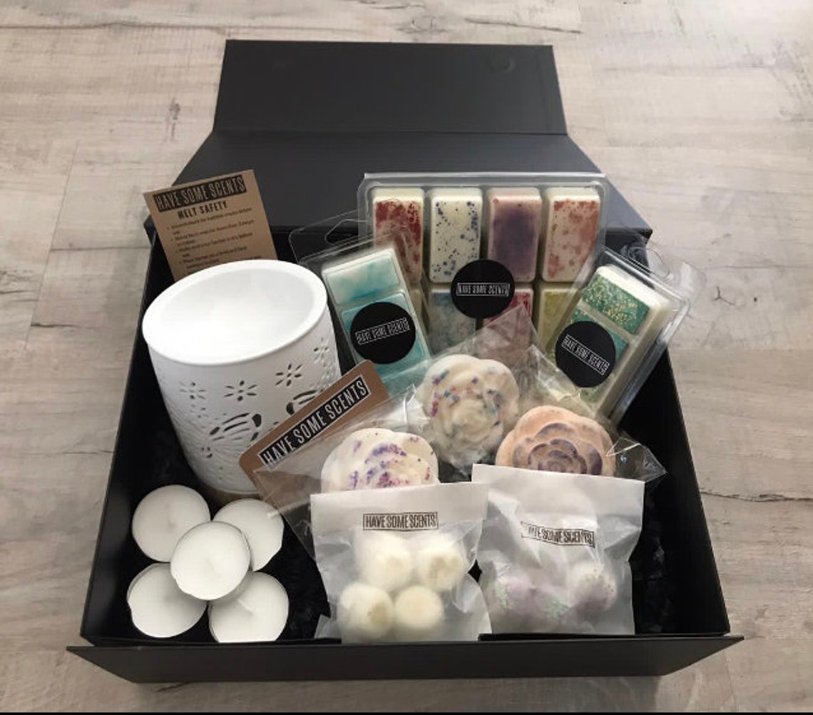 Deluxe wax melt gift box Etsy
