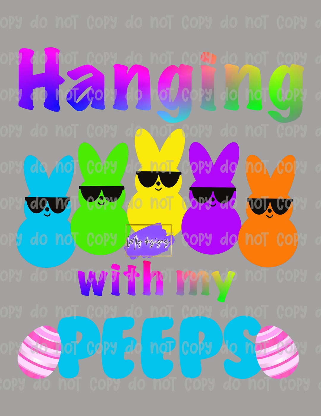 Hanging With My Peeps Png - Etsy