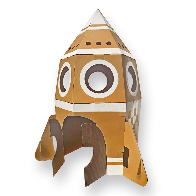 Angoily DIY Kartonhaus 6-teilig - Kreatives Bastelset Für Kinder