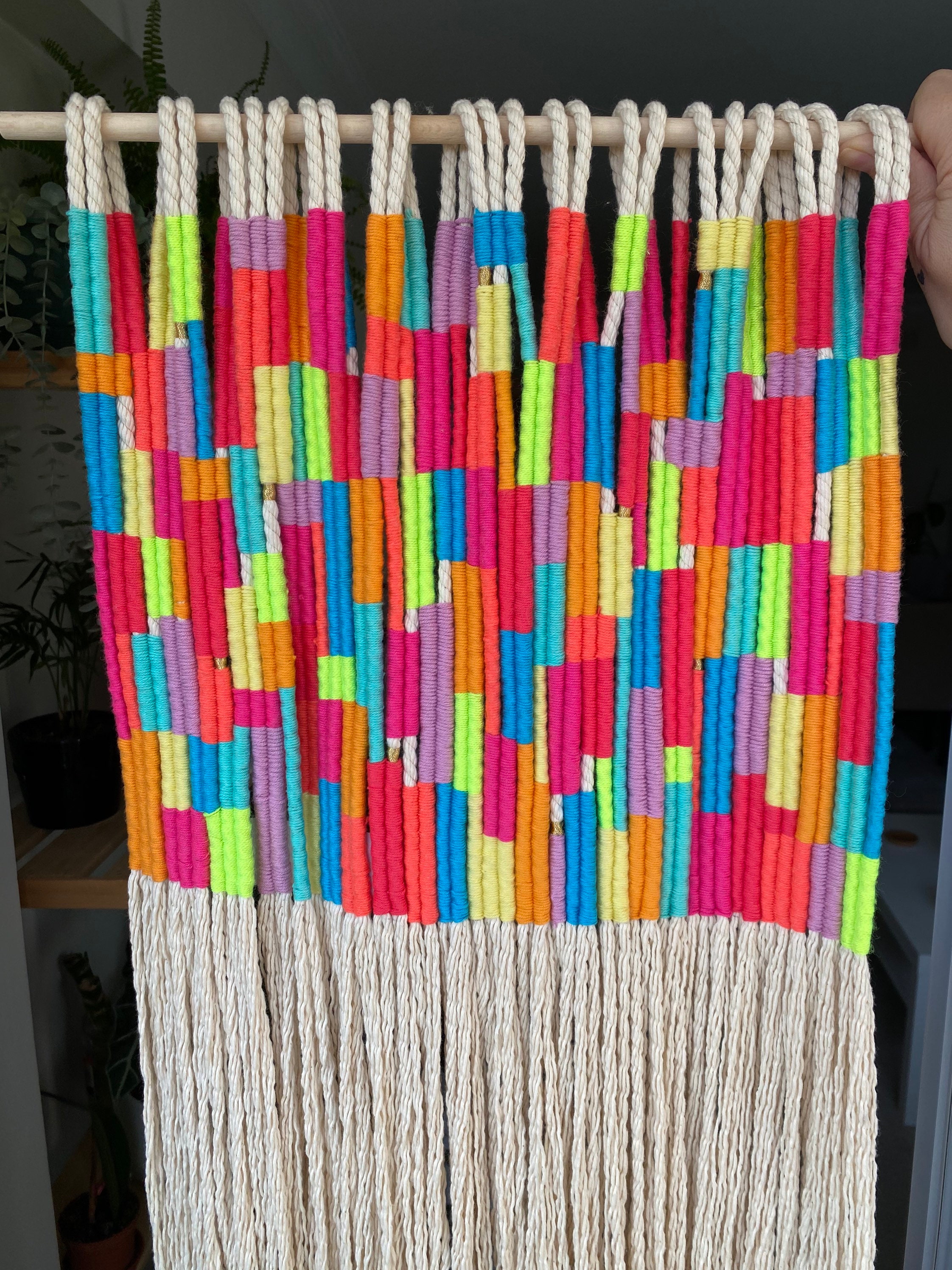 Woven Rope Art "the Pond No.31" Macrame Wall Hanging, Wall Art, Fiber BBD