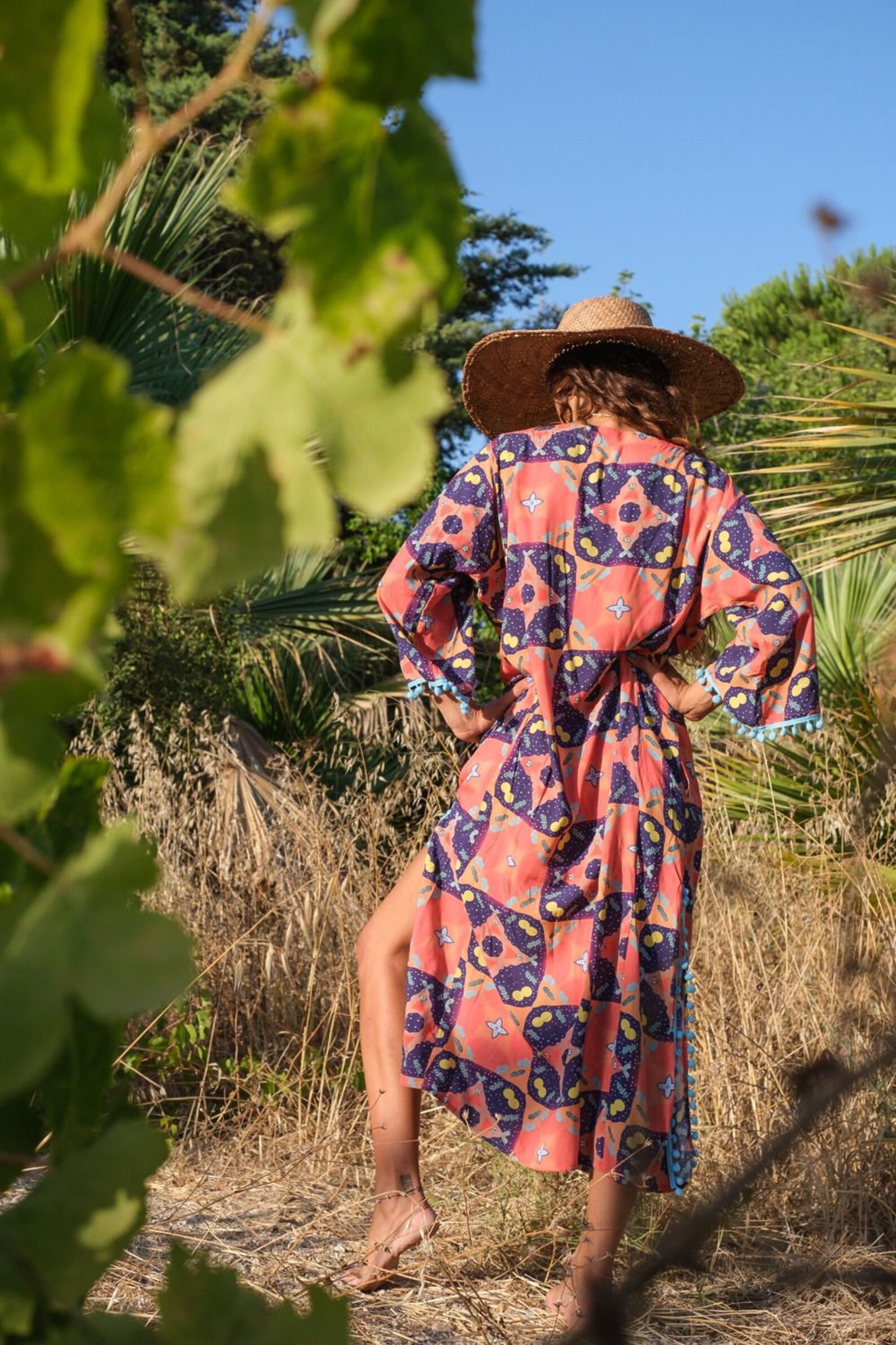 Bohemian Resortwear Kaftan Stylish Boho Maxi Dress Beach Etsy