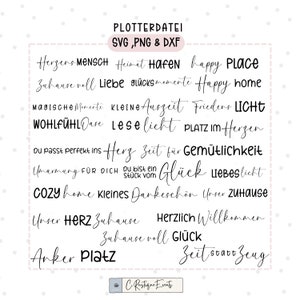 Plotterdatei Kerzentexte Nr.3 Sprüche 25 SVG, PNG & Dxf Dateien Schneidemaschine Plotterliebe Kerzengestaltung