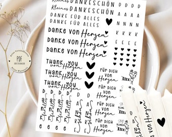 Candle tattoo thank you PDF template candle tattoos candle sticker DIY gift idea stick candles candle tattoo small thank you for you gift