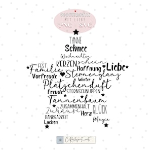 Plotterdatei Weihnachten Sprüche SVG & PNG Dateien Weihnachtsgeschenk Winter Advent Weihnachten Stern