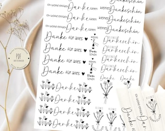 Candle tattoo thank you PDF template candle tattoos candle sticker DIY gift idea stick candles candle tattoo small thank you for you gift