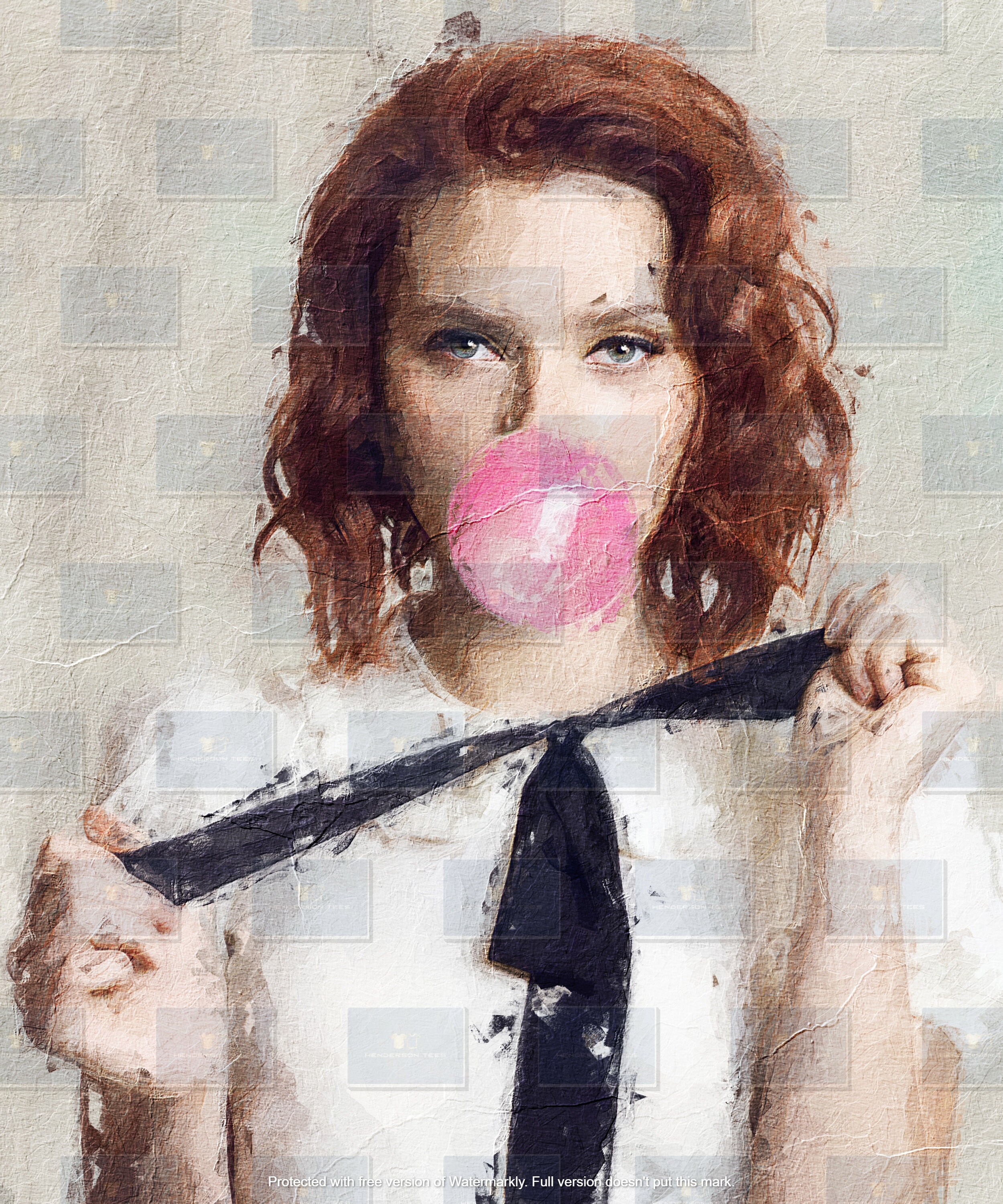 Scarlett Johansson Bubblegum Art Portraits DIGITAL FILE ONLY - Etsy UK