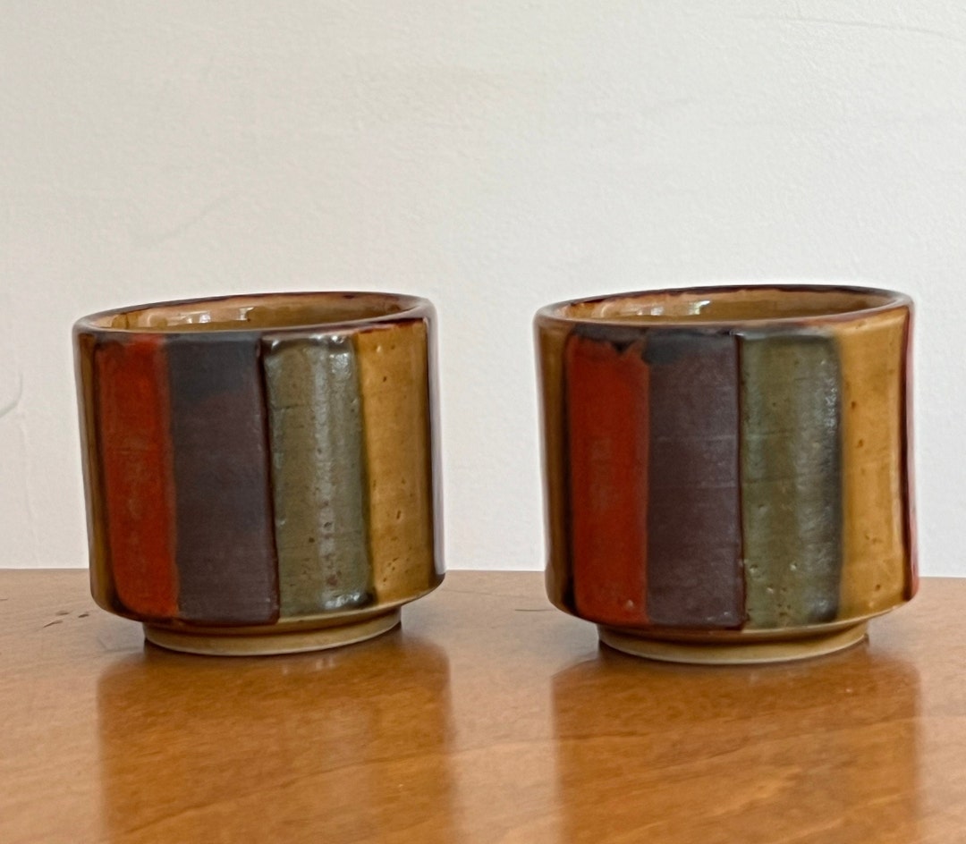 Vintage Japanese Antique Ceramic Tea Cup by Artist Mid Century Modern ...