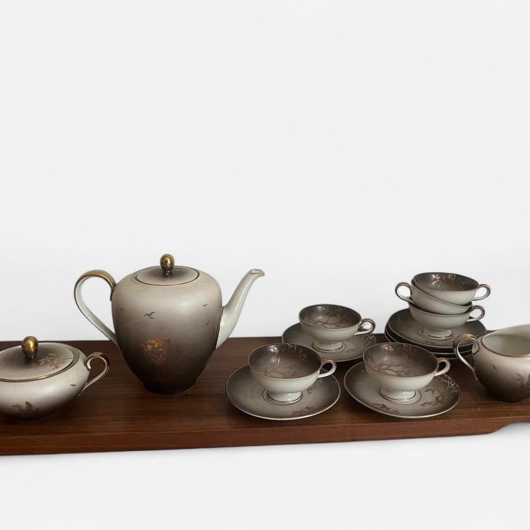 1960’s Bavaria Antique Tea Service Set Fine China Porcelain 15pc - Etsy