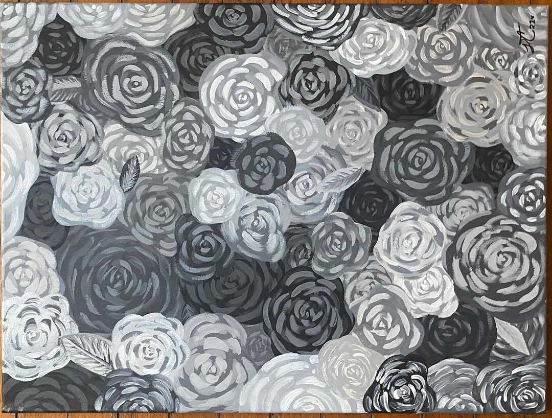 The Colorless Garden - Etsy