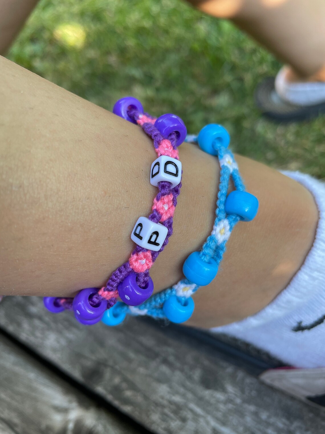 Beaded TikTok Daisy Chain friendship bracelet Etsy