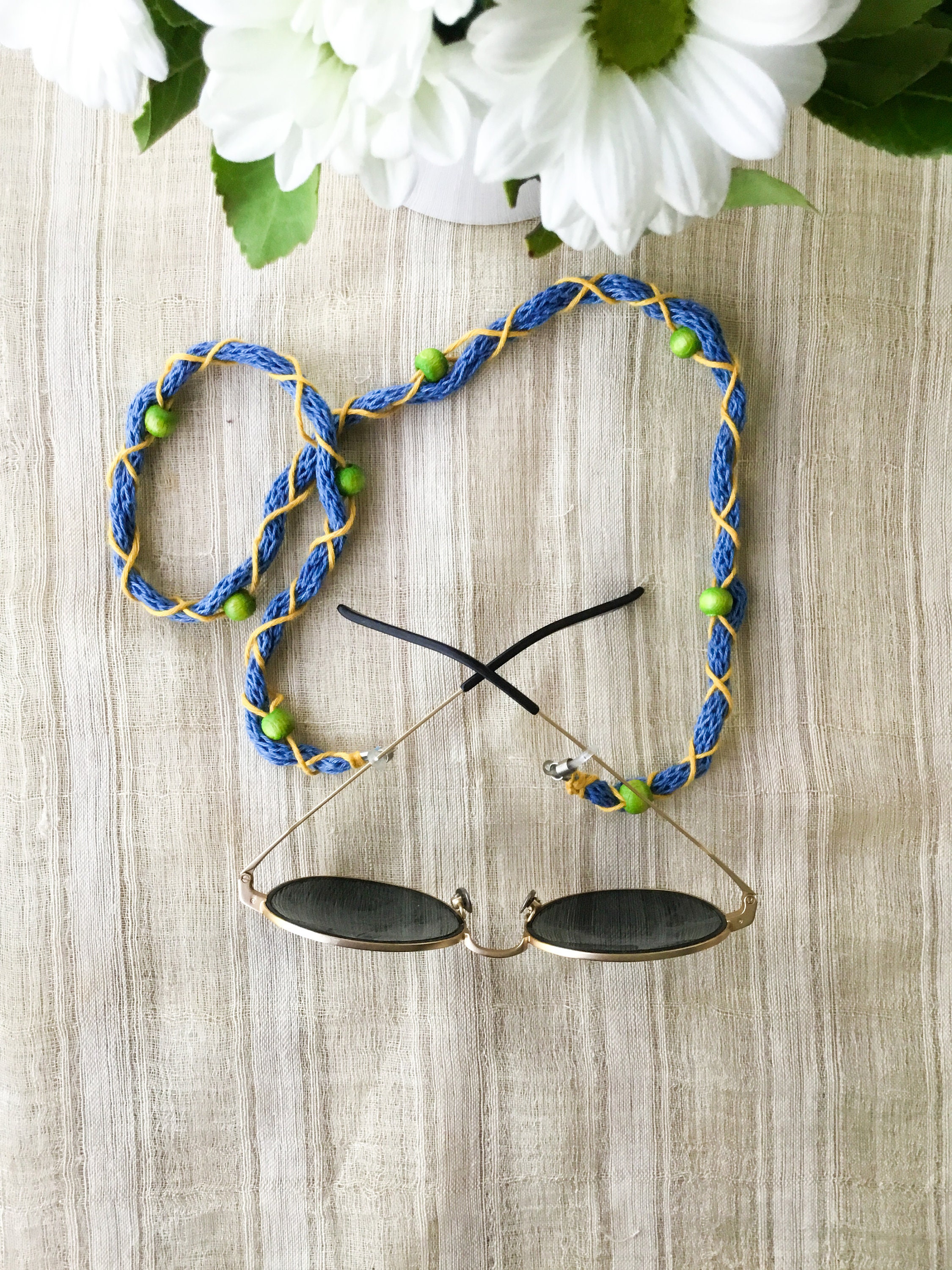 Knitted Sunglasses Hanger Glasses Straps Sunglasses Chain Etsy