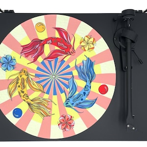 Feutrine pour platine vinyle « JAPAN », un accessoire essentiel pour améliorer la qualité sonore et protéger vos disques.