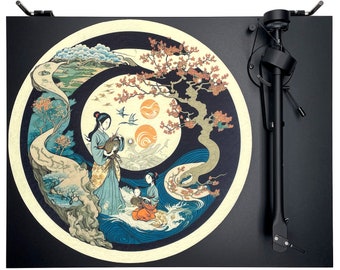 “Tayu” vinyl turntable felt, an essential accessory to improve sound quality and protect your records.
