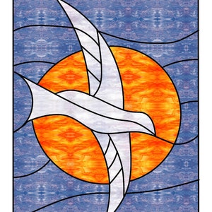 Digital Pattern for 14 inch by 17 inch Bird Panel