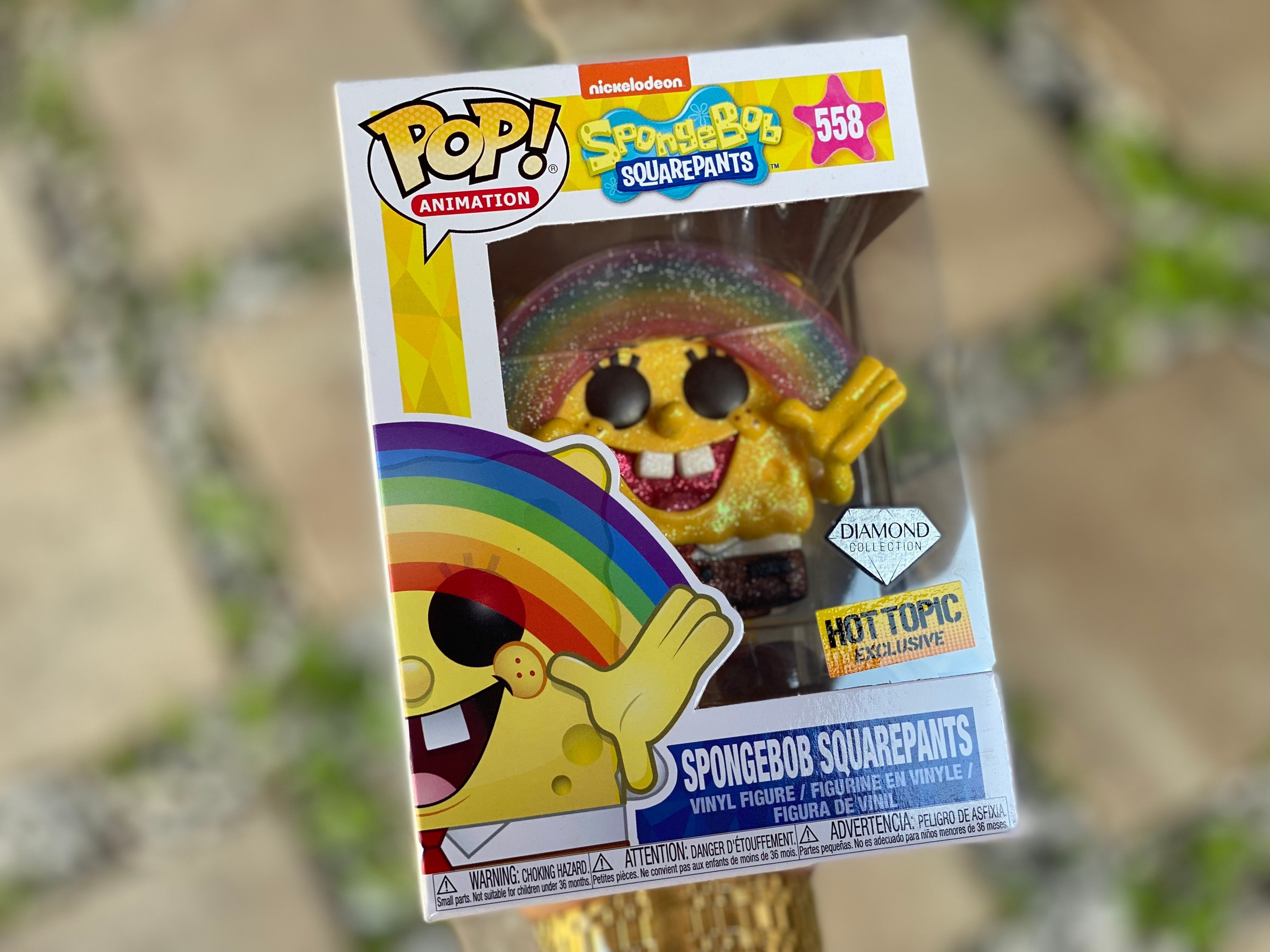 Funko POP! Spongebob Squarepants 558 Diamond Collection Hot Top