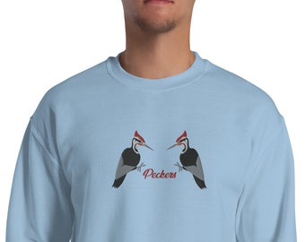 Peckers Embroidered Unisex Crewneck Sweatshirt