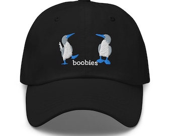Blue-Footed Boobies Embroidered Dad hat