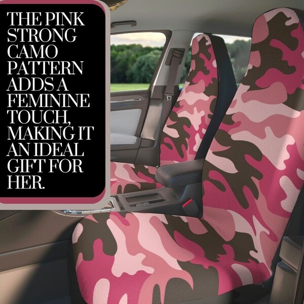 Camo Car Seat Cover Etsy