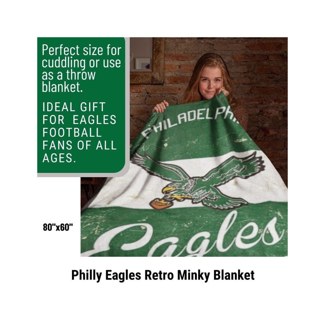 Blanket Philly Birds Retro Soft Blanket Birthday Christmas Gift. Eagles Football Fans Family Blanket Housewarming Gift for Mom Dad Kids Etsy